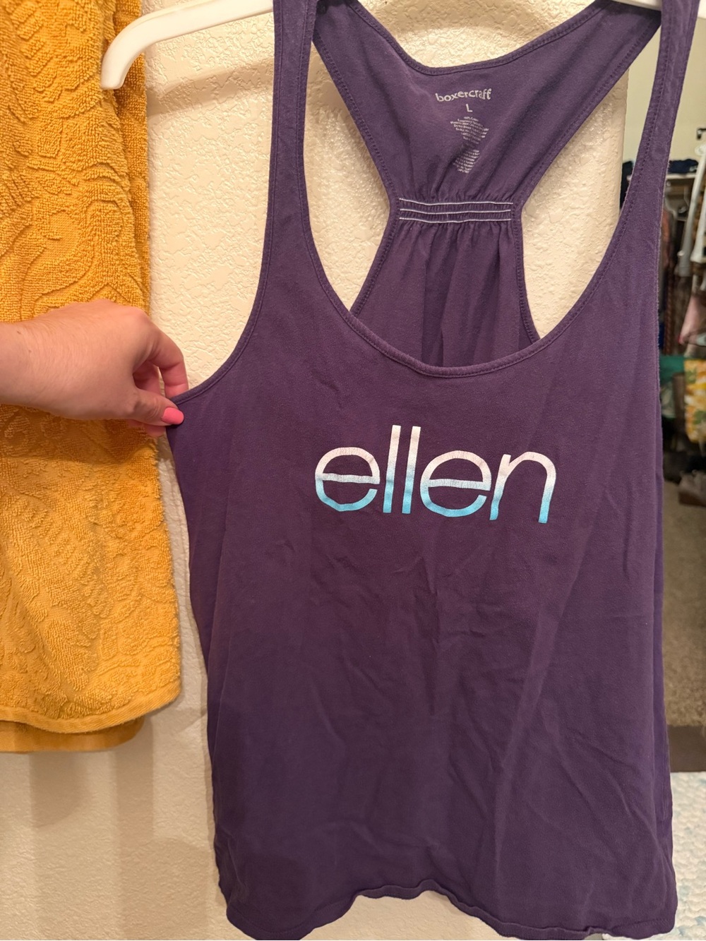 boxercraft Purple 'ellen' Racerback Tank Top